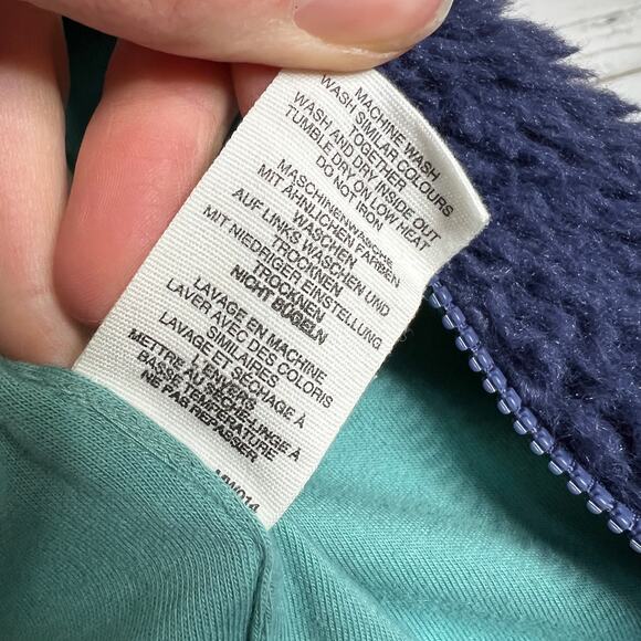 Mini Boden Blue Sherpa Teddy Vest Girls 11-12 - Picture 5 of 10